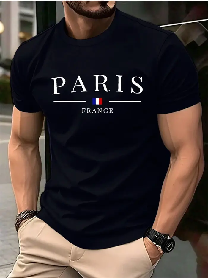 T-shirt en coton pur pour homme et femme