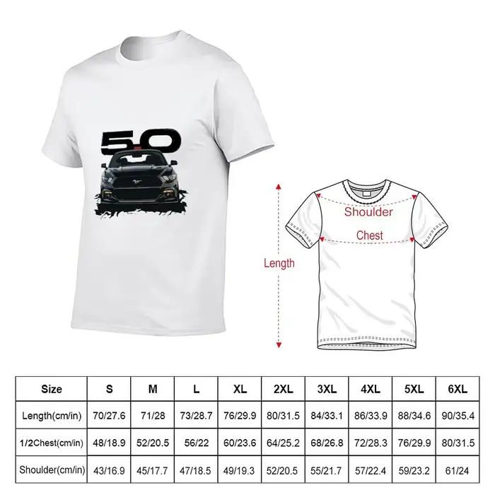 T-Shirt Mustang S550 Noir pour Homme