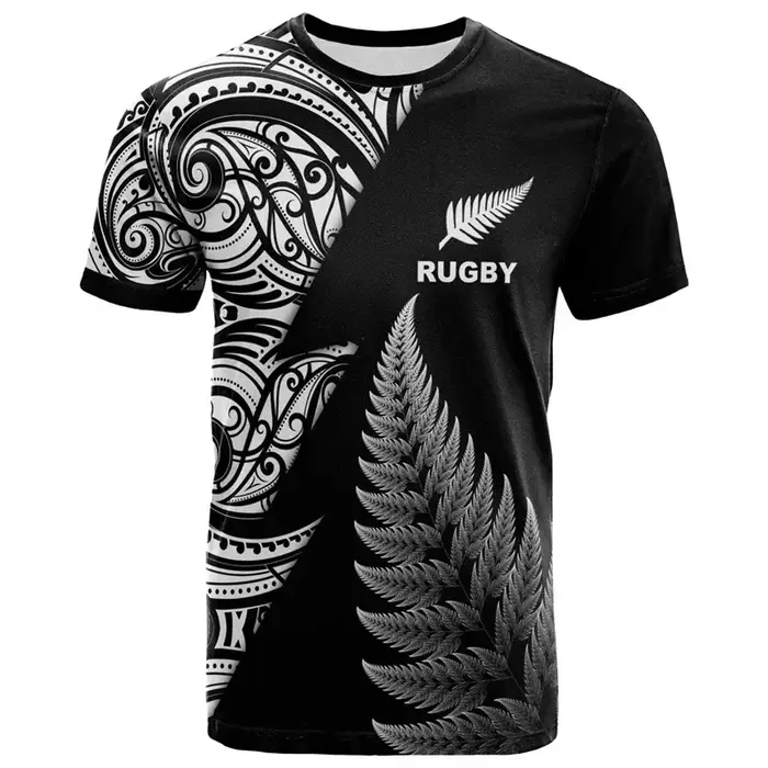 Été nouvelle-zélande Maori ballon de Rugby imprimé t-shirt Fitness sport hommes séchage rapide