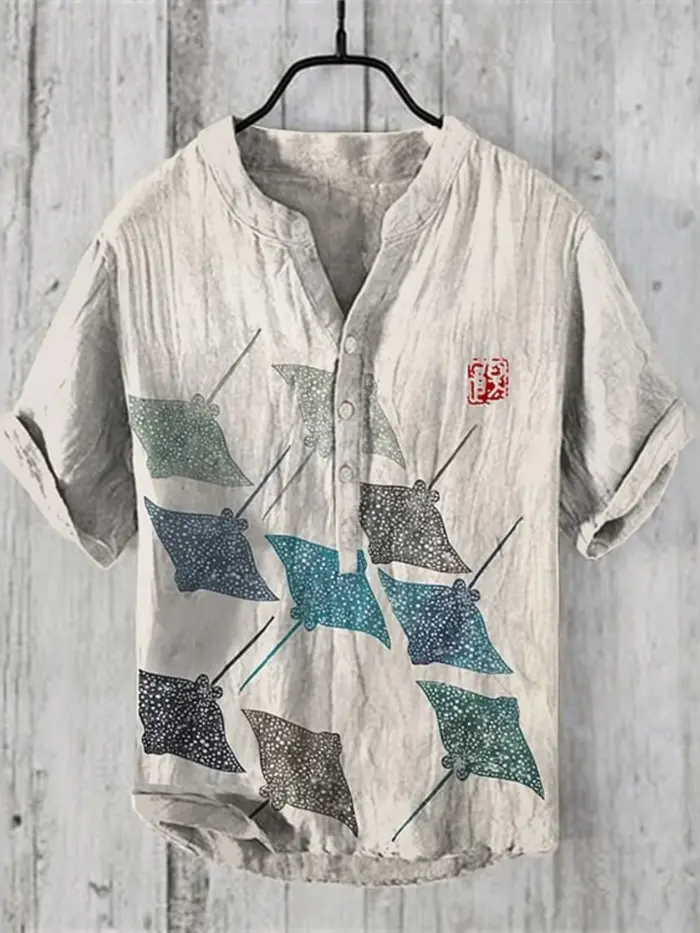 Chemise en lin pour hommes