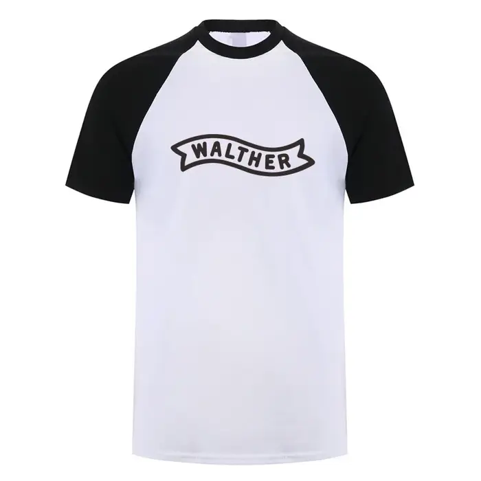 WALTHER Firearms T Shirt Hommes Cool Coton À Manches Courtes