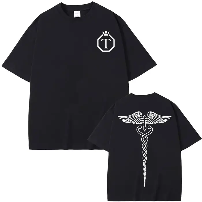 El Matador Ilia Topuria T-shirt imprimé tatouage pour hommes et femmes