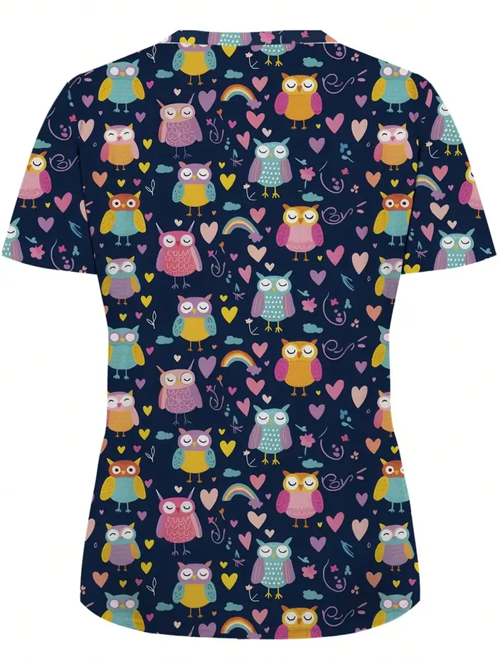 T-shirt d'été pour femme à col en V