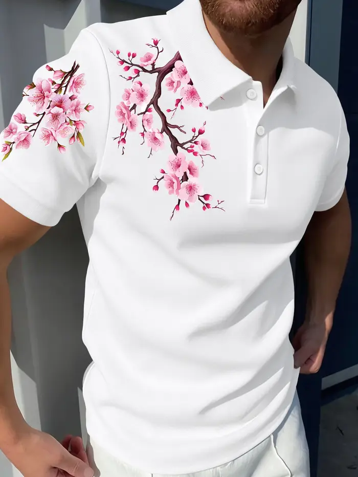 Polo imprimé pour homme