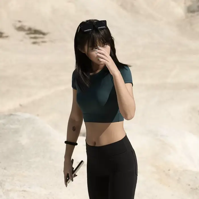 Chemise de Yoga de Sport pour femmes