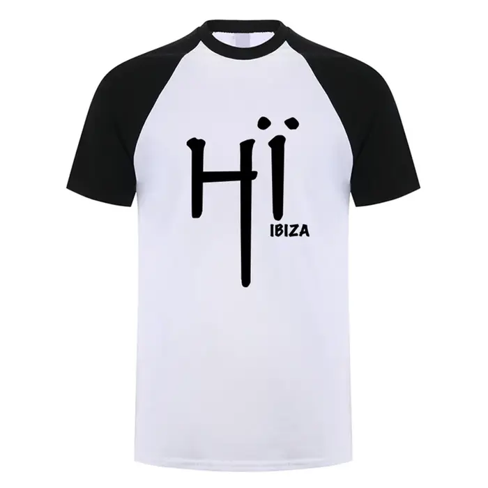 Hi Ibiza T Shirt été hommes coton manches courtes Hi