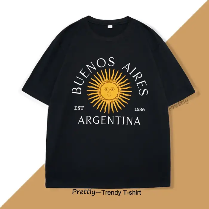 Argentine T-shirt femmes hommes T-shirt argentin drapeau argentin imprimé hommes T-Shirts coton à ma
