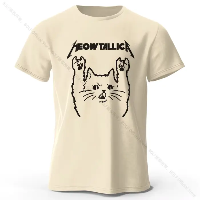 Chibi Cat Anime imprimé 100% coton T-Shirt, col rond ultra doux à manches courtes pour hommes et fem