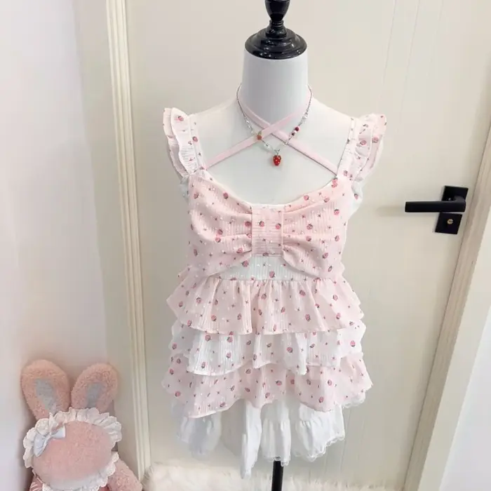 Débardeur Kawaii Japonais Sans Manches pour Femme