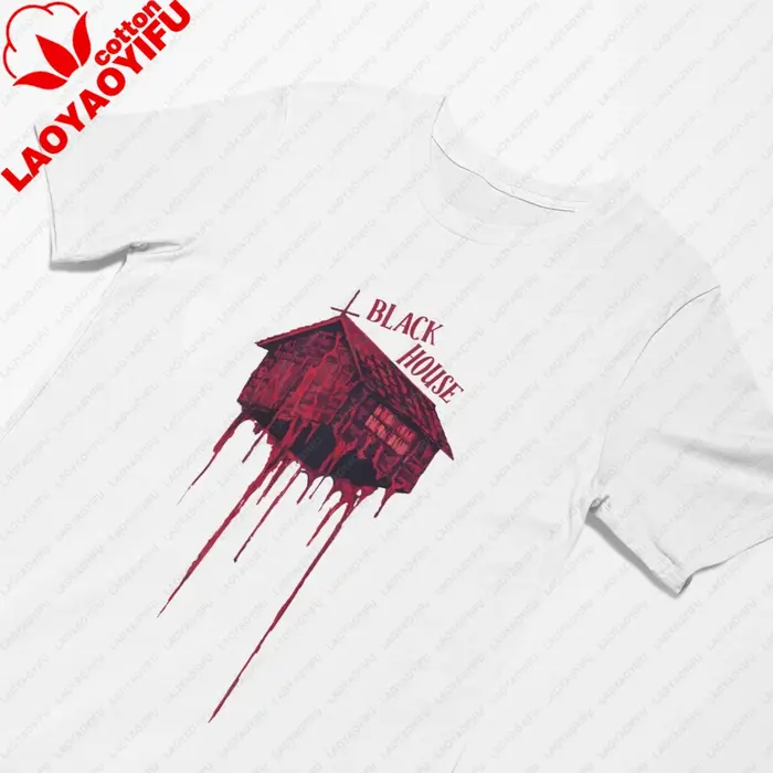 T-shirt Dorohedoro Black House, style rétro manga sombre, pour hommes et femmes, en coton, idéal pour l'été, streetwear cool, cadeau pour les amateurs d'animation sombre
