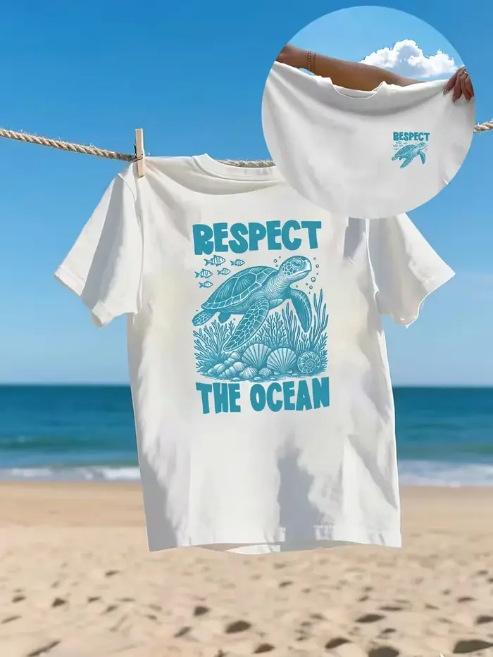 T-shirt imprimé tortue de mer Ocean Soul