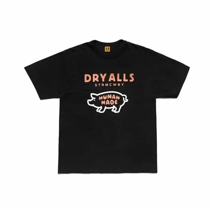 T-shirt à manches courtes avec logo en lettres et imprimé cochon