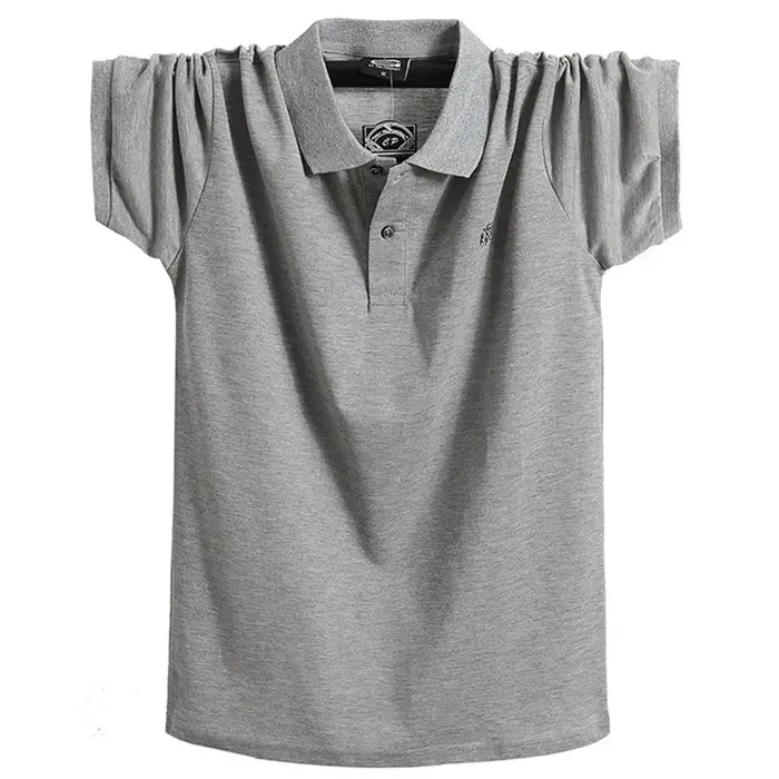 Nouveau revers polo shirt d'été Extra large