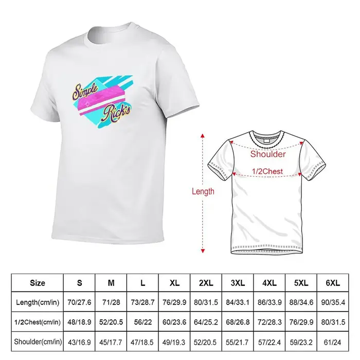T-shirt Simple Rick's pour hommes