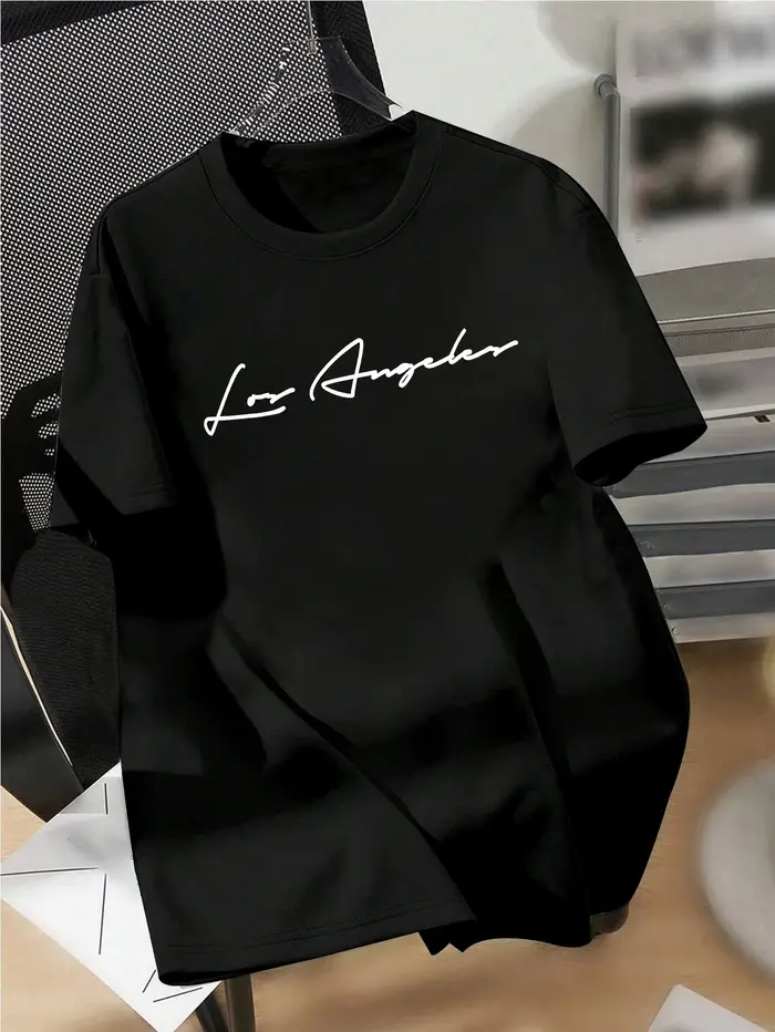 T-shirt graphique Palm Tree City of Angels de Los Angeles pour hommes