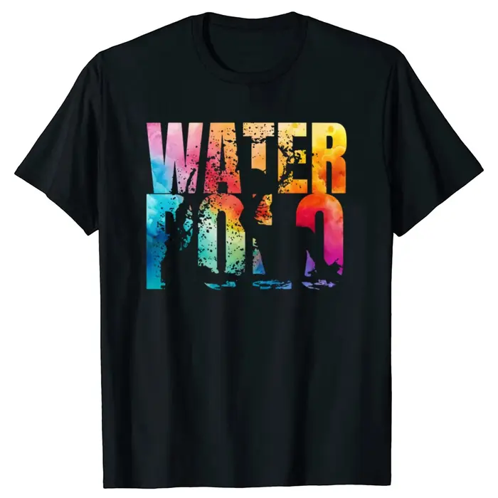 T-shirt Water Polo Homme et Femme, 100% Coton, Décontracté, à la Mode