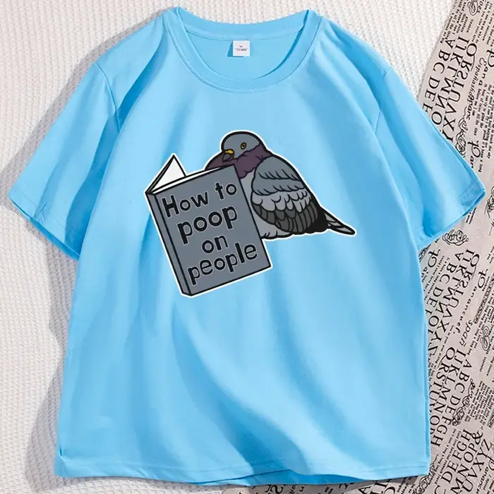 Pigeon T-Shirt comment faire caca sur les gens