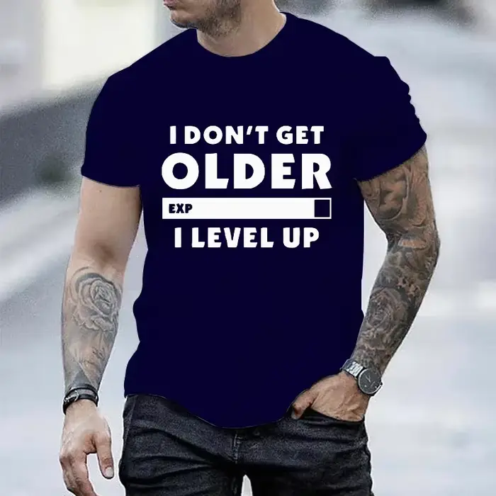 T-shirt décontracté à manches courtes pour hommes