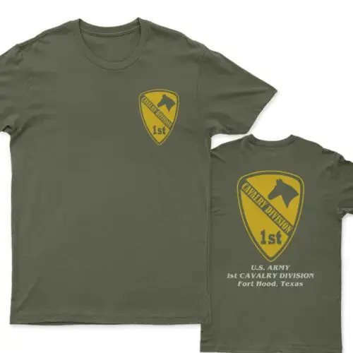 T-shirt vétéran de la 1ère division de cavalerie de l'armée américaine.