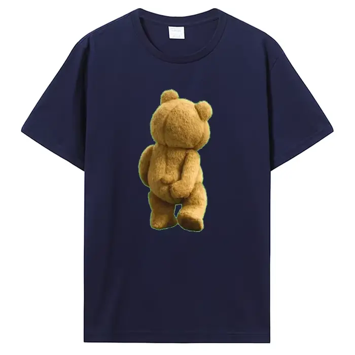 Ted Bear à gratter son cul T-Shirt décontracté couverture en coton t-shirts Fitness