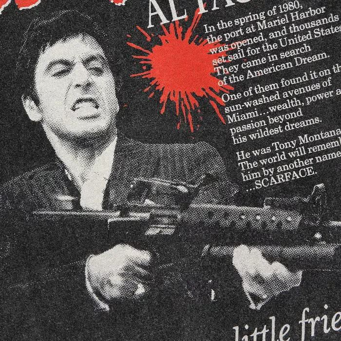 Scarface T-Shirt dit bonjour à mon petit ami Al Pacino film Donnie Brasco chien jour après-midi coton été noir
