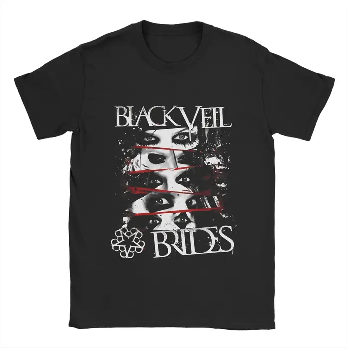 BLACK VEIL BRIDES BAND LOGO T-shirt drôle 100% coton