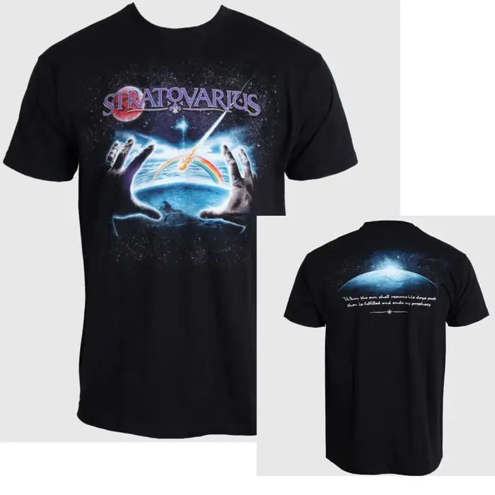 T-shirt en coton graphique Stratovarius unisexe, manches courtes, marque de mode, tee-shirt de luxe
