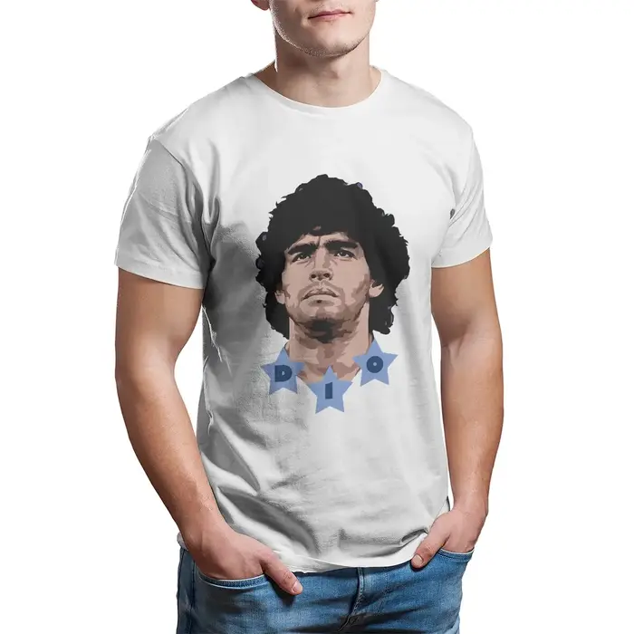 T-shirt Homme, Streetwear, en Polyester, "God of Football", avec logo "Legend of Football", Football