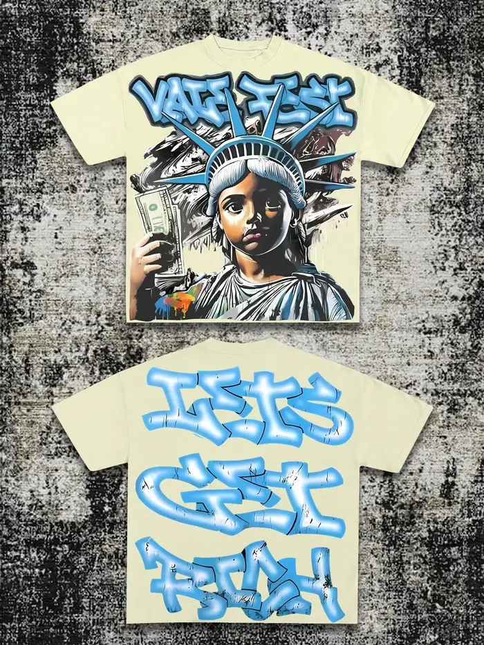 Nouveau T-shirt Homme Été 2026 avec Impression de Motif Lettres 3D – Décontracté, Tendance, Conforta