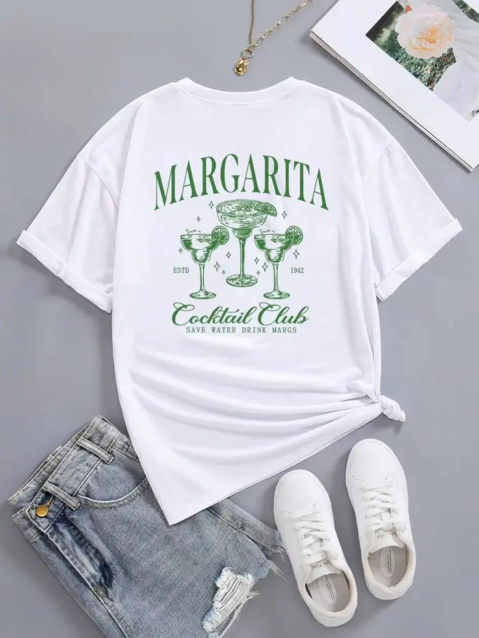 Martini Cocktail femmes T-Shirts drôles rétro alcool boisson t-shirt