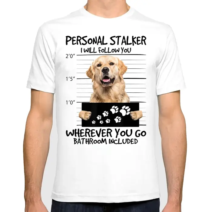 Golden Retriever – t-shirt manches courtes pour hommes
