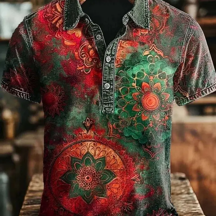 Polo imprimé pour homme