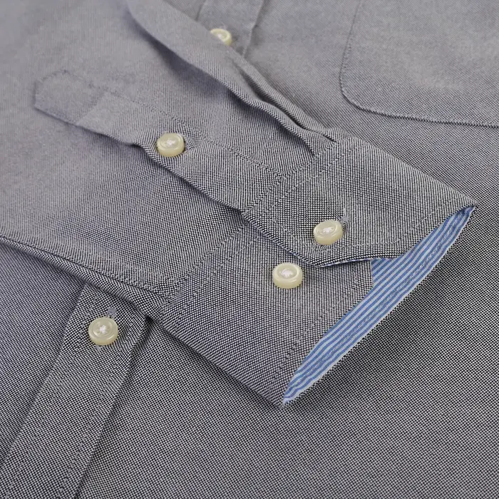 Chemise de travail Oxford à manches longues pour hommes