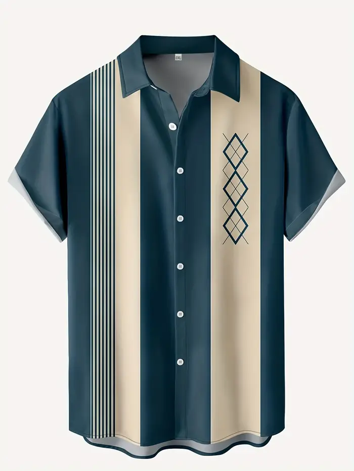 Nouveau Hawaii hommes Vintage chemises décontracté respirant à manches courtes hauts plage fête Plaid