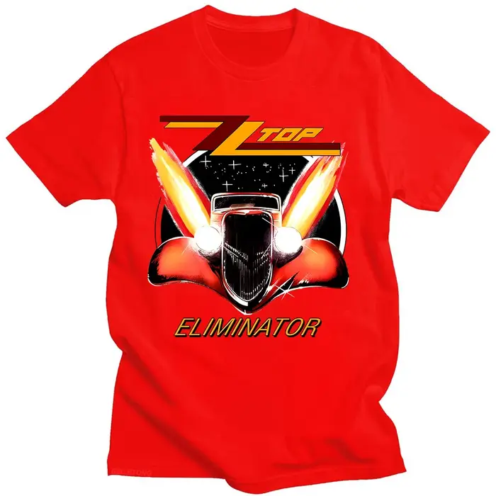 ZZ Top Eliminator 1983 Tour T-Shirt ZZ Top Rock hommes Vintage classique t-shirts été femmes/hommes coton respirant