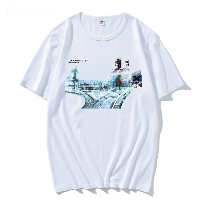 Radiohead-T-shirt Hip Hop pour hommes et femmes