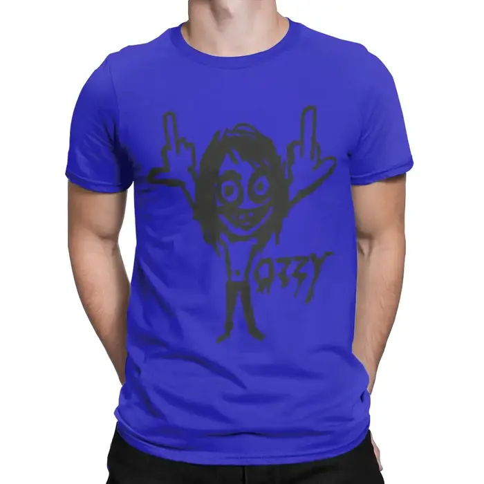 Génial Ozzy Osbourne T-Shirt pour hommes col rond 100% coton t-shirts à manches courtes