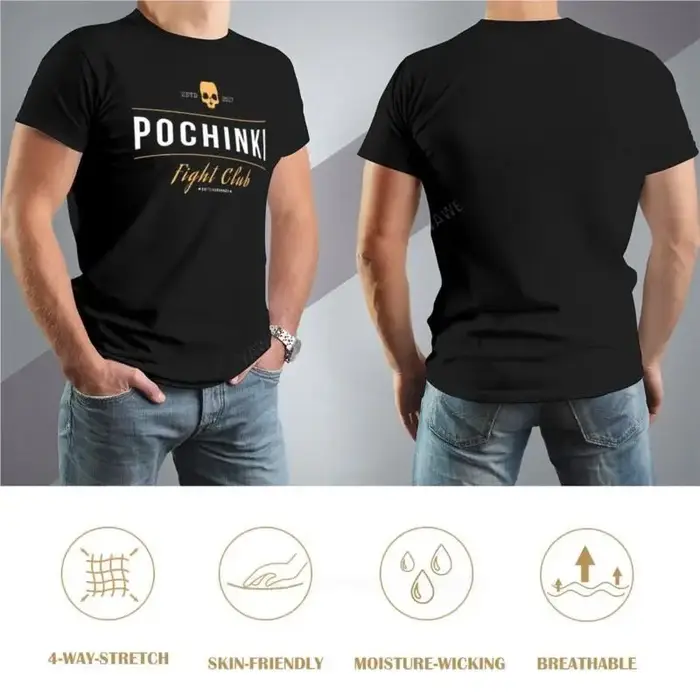 Pochinki Fight Club PUBG T-Shirt hippie vêtements été hauts mode coréenne hommes à manches courtes t-shirts