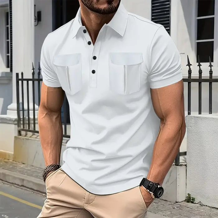 Vente Flash Transfrontalière ! Polo pour homme de style mature