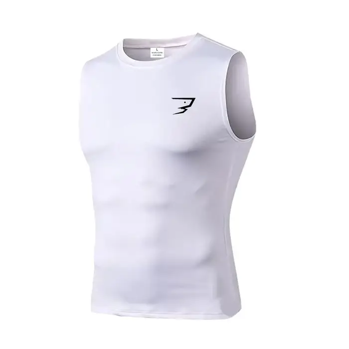 T-shirt de sport pour homme avec motif imprimé, t-shirt sans manches ample, t-shirt de musculation, t-shirt de course en plein air, débardeur de musculation