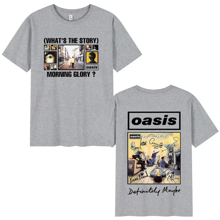 O-Oasis T-Shirts groupe de Rock britannique Vintage T-shirt hommes vêtements coton décontracté à manches courtes T dessus de chemise Streetwear Fans cadeau