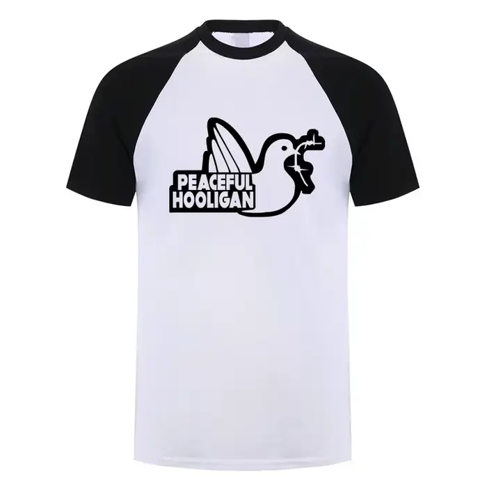 Paceful Hooligan t-shirt été hommes coton drôle T-Shirts