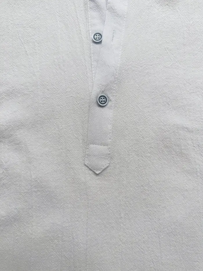 Nouvelles chemises en coton et lin pour hommes