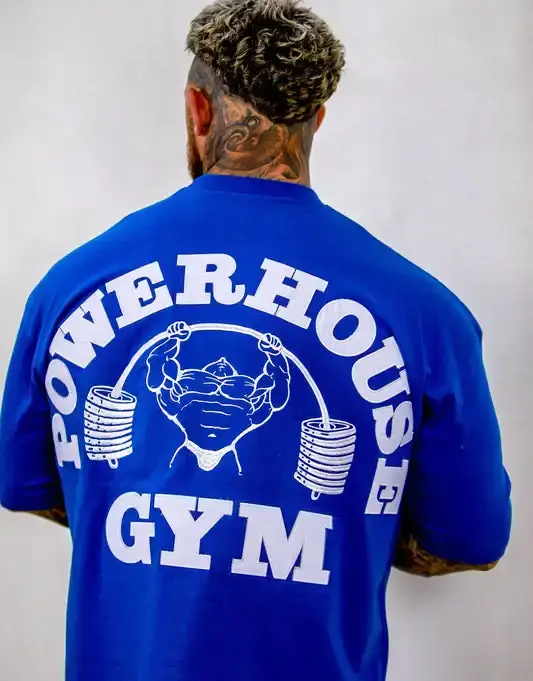 T-shirt de fitness pour homme 2026 GYM - Respirant et absorbant la transpiration. Fabriqué en pur co