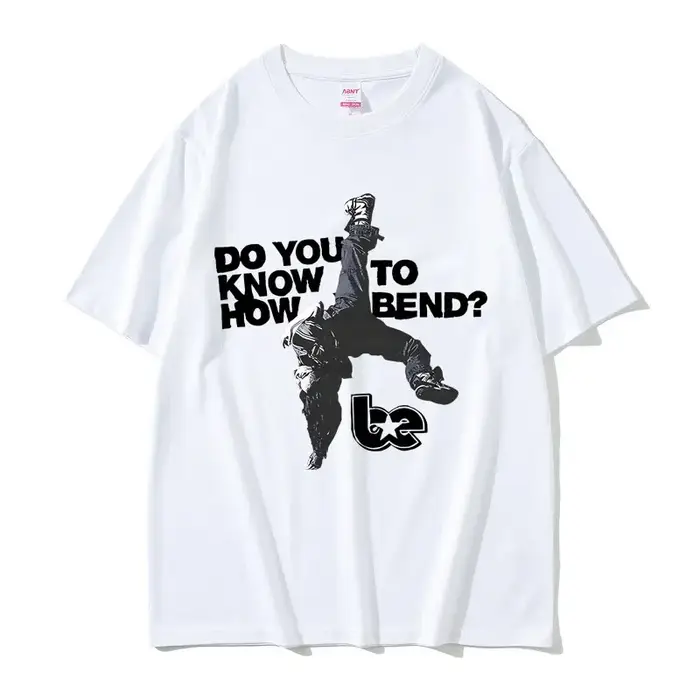 Frappé-moi dur et doux vous savez pour comment plier le même Style imprimé T-shirts hommes femmes mo