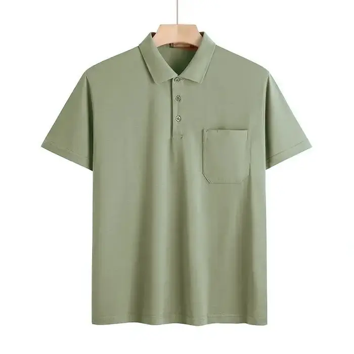 Polo gris pour homme, décontracté