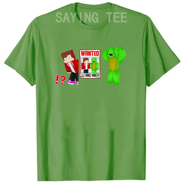 JJ et Mikey recherché jal T-Shirt Premium Humor drôle Gamer graphique tenue garçons mode disant