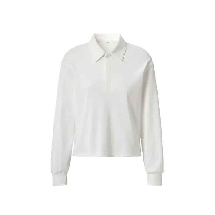 Polo décontracté pour femme AP SS26, col rabattu, haut de qualité supérieure