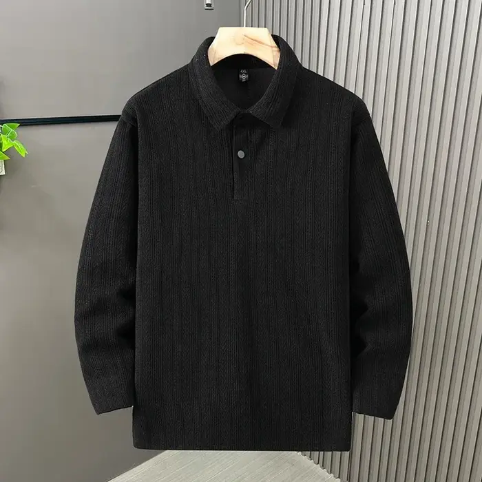 Polo à manches longues pour homme