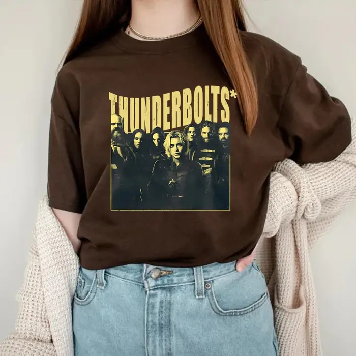 Vintage Thunder-bolts T-Shirt Bucky Barnes chemise hiver soldat chemises